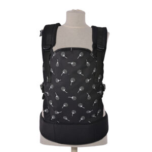 БЕБЕШКА ЕРГОНОМИЧНА РАНИЦА/КЕНГ WALLY BLACK FLORAL