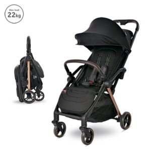 Д.КОЛИЧКА LORET до 22 кг АВТОМАТИЧНО СГЪВАНЕ BLACK