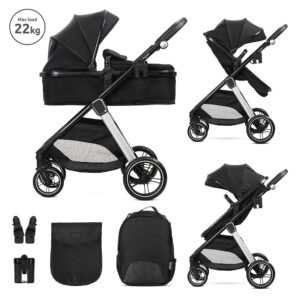 Д.КОЛИЧКА ASPEN BLACK 2в1 до 22кг с трансформираща