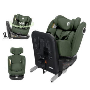 СТОЛ ЗА КОЛА AURIGA GREEN i-Size 40-150 CM ISOFIX,
