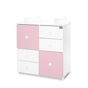 ШКАФ NEW ЦВЯТ БЯЛО/ORCHID PINK