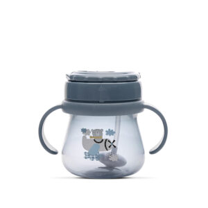 ЧАША С ДРЪЖКИ MY FRIEND CAMEO BLUE със сламка с те