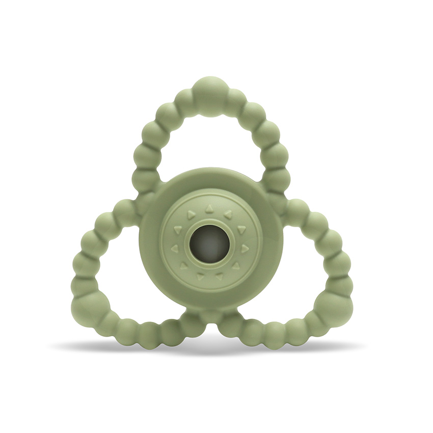 СИЛИКОНОВА ГРИЗАЛКА-ДРЪНКАЛКА NATURAL FRESH GREEN