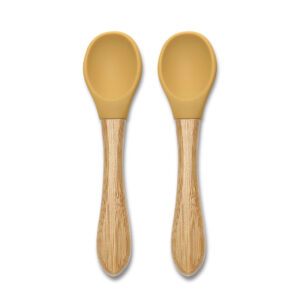 СИЛИКОНОВИ ЛЪЖИЧКИ С БАМБУК 2БР NATURAL YELLOW