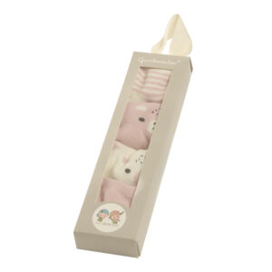 Gamberritos Чорапи 4 чифта розови 0-3 мес.