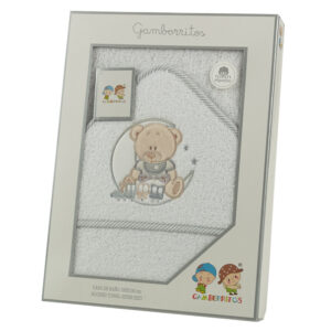 GAMBERRITOS Хавлия 100х100 см., Мече сив кант