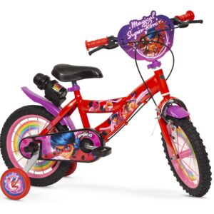 Toimsa детски велосипед 14" Miraculous лилаво 1458