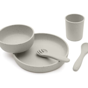 Сет за хранене 5 части Platinum Silicone Sand