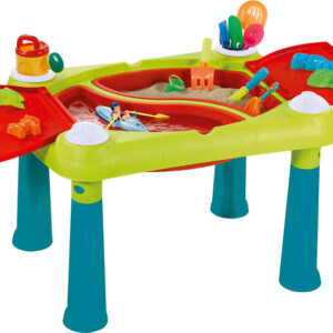 Keter 231588 креативна маса за игра тюркоаз/червена