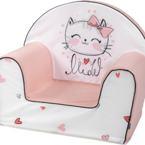BUBABA детски фотьойл Коте, розово