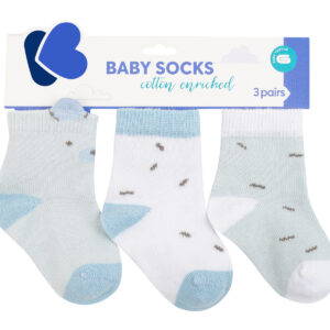 Бебешки чорапи с 3D уши Bear with me Blue 2-3г