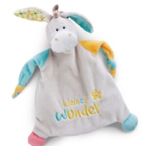 NICI Мека кърпичка за гушкане Магаре, 25х25см. 0+ мес.