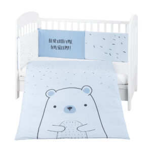 Бебешки спален комплект 2 части EU style 70/140 Bear with me Blue