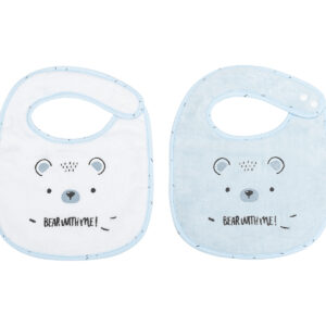 Сет 2 бр. лигавник тери+велур Bear with me Blue