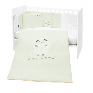 Бебешки спален комплект 6 части 60/120 Sleepy Sheep