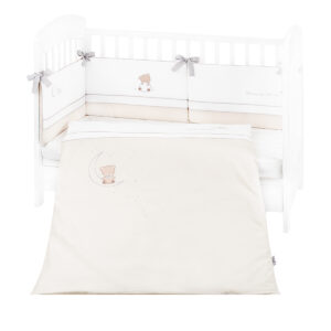 Бебешки спален комплект с бродерия 2 части EU style 60/120 Dream Big Beige
