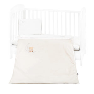 Бебешки спален комплект с бродерия 5 части Dream Big Beige