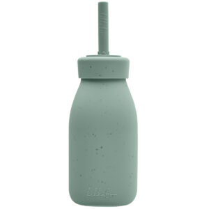 Шише със сламка Platinum Silicone Sage