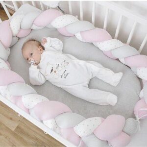 BUBABA Гнездо розово/бяло плитка