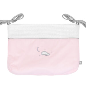 Кош за памперси с връзки Dream Big Pink