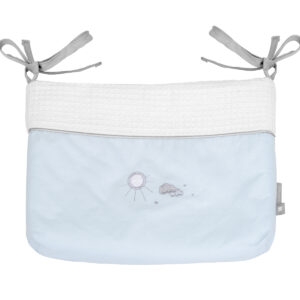 Кош за памперси с връзки Dream Big Blue