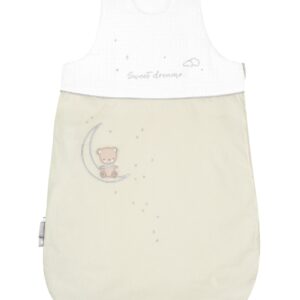 Зимен спален чувал с бродерия 0-6 месеца Dream Big Beige