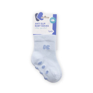 Бебешки чорапи с релефно стъпало Light Blue 2-3г