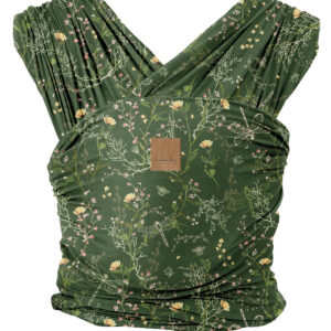 Слинг за носене на бебе Isla Garden Deep Green
