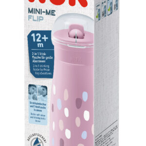 ЧАША MINI-ME FLIP PP 450мл лилава, точки