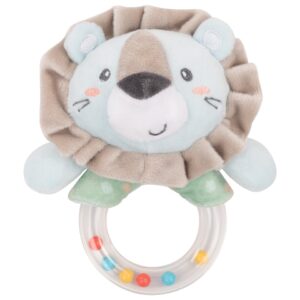 Играчка плюшена дрънкалка Jungle King