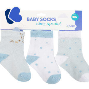 Бебешки чорапи с 3D уши Little Fox 1-2г