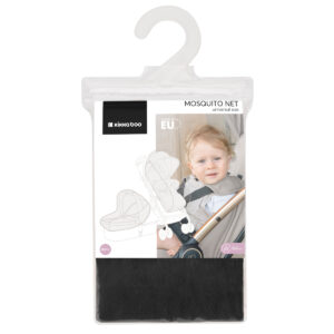 Комарник за количка черен