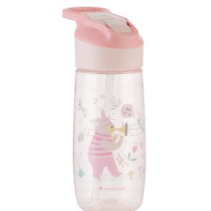 Чаша със силиконов накрайник 450мл Music Fest Pink