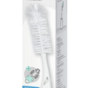 NUK четка за шише и биберон - 2 в 1 MINT