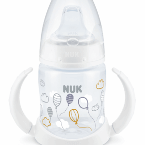 NUK First Choice РР Шише Temperature Control 150мл силиконов накрайник за сок ,микс - Бял