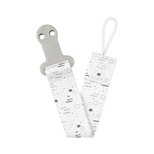 Клипс с лента за залъгалка Savanna Grey