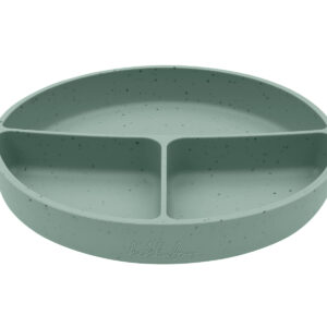 Чиния с отделения и вакуумно дъно Platinum Silicone Sage
