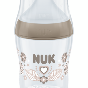 NUK Perfect Match Шише РР 150мл. със силиконов биберон за хранене S, 0+мес. Сърце