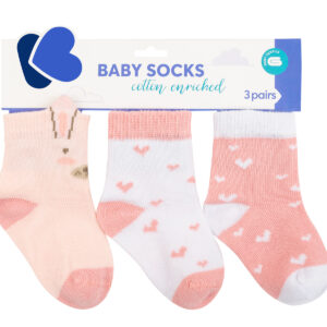 Бебешки чорапи с 3D уши Rabbits in Love 1-2г