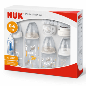 NUK First Choice + СЕТ Perfect Start Temperature Control - 10 части Неутрален