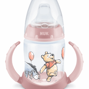 NUK First Choice РР Шише Temperature Control 150мл. със силиконов накрайник за сок Disney - Розов