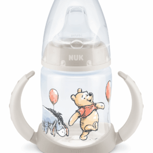 NUK First Choice РР Шише Temperature Control 150мл. със силиконов накрайник за сок Disney - Бежов