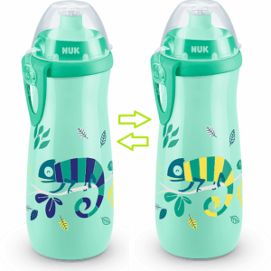 NUK Чаша Sports Cup с клапа, 450мл, 24+мес., Chameleon - Зелен