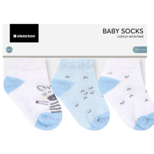 Бебешки летни чорапи Stripy Friends 1-2г