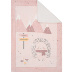 Супер меко бебешко одеяло с шерпа 110/140 см Hedge-hugs