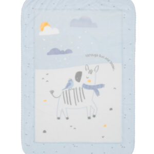 Супер меко бебешко одеяло 110/140 см Stripy Friends