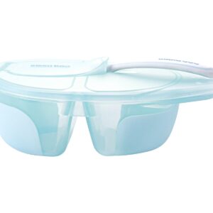 Купа с 2 отделения и лъжица Tasty Blue