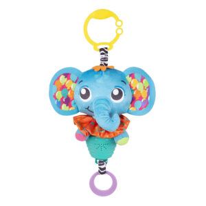 Музикална играчка Playgro Слонче, син, 0м+