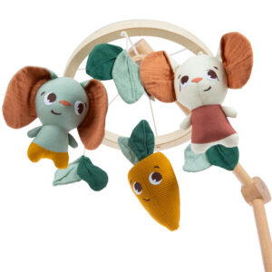 Еко Дървена въртележка TINY LOVE Garden of Adventures, 0-5м