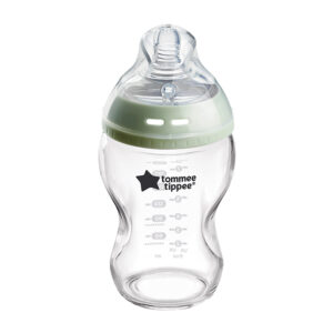 Стъклено шише за хранене Tommee Tippee Natural Start САМОСТЕРИЛИЗИРАЩО, 250мл, 0м+